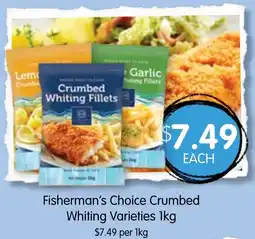 Spudshed Fisherman's choice crumbed whiting offer