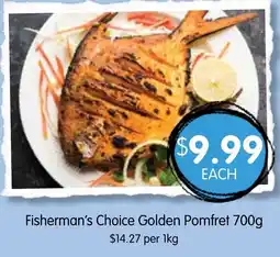 Spudshed Fisherman's choice golden pomfret offer