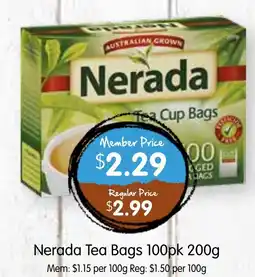 Spudshed Nerada Tea Bags offer
