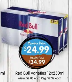 Spudshed Red Bull offer