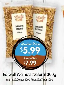 Spudshed Eatwell walnuts natural offer
