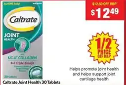 Chemist Warehouse Caltrate joint health tablets offer