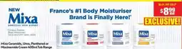 Chemist Warehouse Mixa ceramide, urea, panthenol or niacinamide cream offer