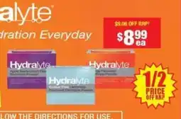 Chemist Warehouse Hydralyte electrolyte powder offer