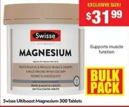 Chemist Warehouse Swisse ultiboost magnesium offer