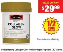 Chemist Warehouse Swisse Beauty Collagen Glow With Collagen Peptides offer