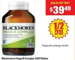 Chemist Warehouse Blackmores Mega B Complex offer