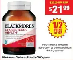Chemist Warehouse Blackmores Cholesterol Health offer
