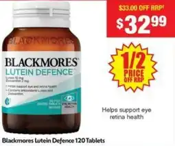 Chemist Warehouse Blackmores Lutein Defence offer