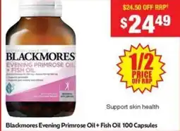 Chemist Warehouse Blackmores evening primrose oil+ fish oil offer