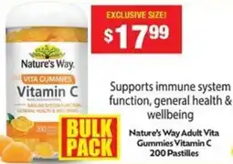Chemist Warehouse Nature's way adult vita gummies vitamin c offer