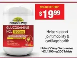 Chemist Warehouse Nature's way glucosamine hcl offer