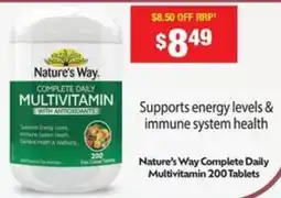 Chemist Warehouse Nature's way complete daily multivitamin offer