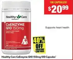 Chemist Warehouse Healthy Care CoEnzyme Q10 offer