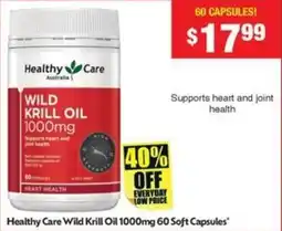 Chemist Warehouse Healthy Care Wild Krill Oil offer