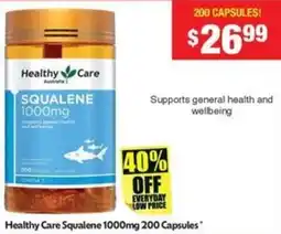 Chemist Warehouse Healthy Care Squalene offer