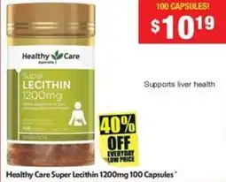 Chemist Warehouse Healthy Care Super Lecithin offer