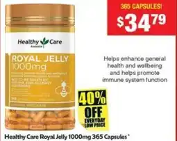 Chemist Warehouse Healthy Care Royal Jelly offer