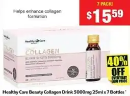 Chemist Warehouse Healthy Care Beauty Collagen Drink offer