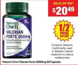 Chemist Warehouse Nature's Own Valerian Forte offer