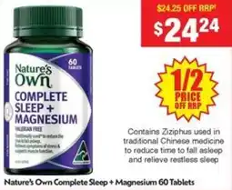 Chemist Warehouse Nature's Own Complete Sleep + Magnesium offer