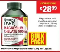 Chemist Warehouse Nature's Own Magnesium Chelate offer