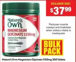 Chemist Warehouse Nature's Own Magnesium Glycinate offer