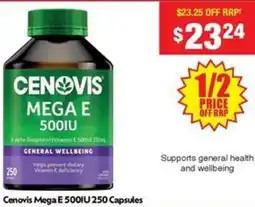 Chemist Warehouse Cenovis Mega E 500IU offer