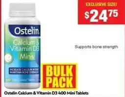 Chemist Warehouse Ostelin Calcium & Vitamin D3 offer