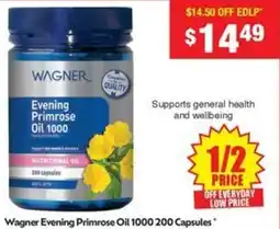 Chemist Warehouse Wagner Evening Primrose Oil 1000 offer