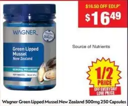 Chemist Warehouse Wagner Green Lipped Mussel New Zealand offer