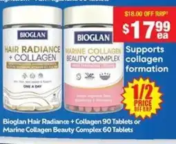 Chemist Warehouse Bioglan Hair Radiance + Collagen offer