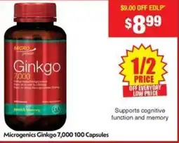 Chemist Warehouse Microgenics ginkgo 7,000 offer