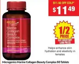 Chemist Warehouse Microgenics marine collagen beauty complex offer