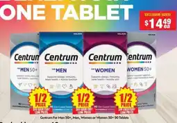Chemist Warehouse Centrum for men 50+, men, women or women 50+ offer