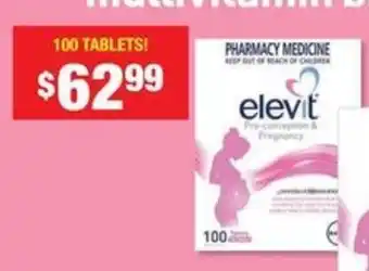 Chemist Warehouse Elevit pre-conception & pregnancy offer