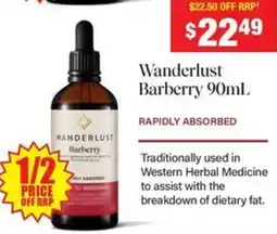 Chemist Warehouse Wanderlust barberry offer