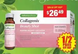Chemist Warehouse Naturopathica collagenix beauty shot offer