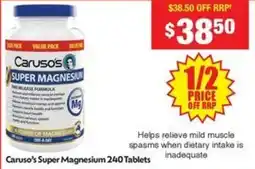 Chemist Warehouse Caruso's super magnesium offer
