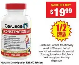 Chemist Warehouse Caruso's constipation eze offer