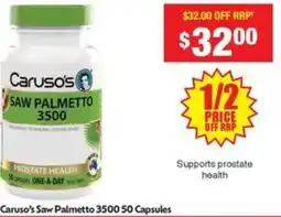 Chemist Warehouse Caruso's saw palmetto 3500 offer