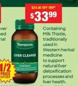 Chemist Warehouse Thompson's liver cleanse offer