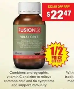 Chemist Warehouse Fusion Viraforce offer