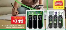 Chemist Warehouse Nicorette QuickMist Triple Sprays offer