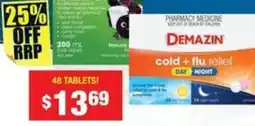 Chemist Warehouse Demazin cold+ flu relief offer