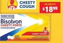 Chemist Warehouse Bisolvon chesty forte offer
