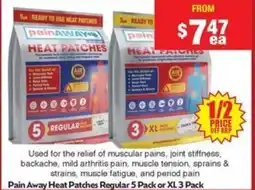 Chemist Warehouse Pain Away Heat Patches Regular offer