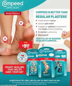 Chemist Warehouse Compeed Blister Plasters Range offer