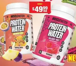 Chemist Warehouse Musclenation protein water offer