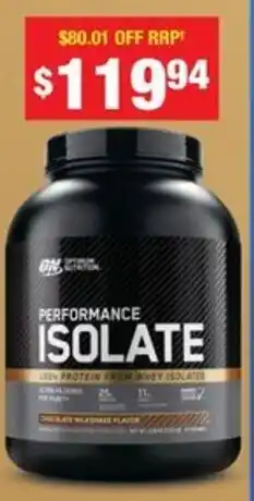 Chemist Warehouse Performance isolate offer